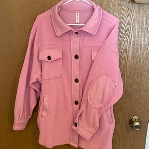 Pink Zenana Shacket. Only worn ONCE!